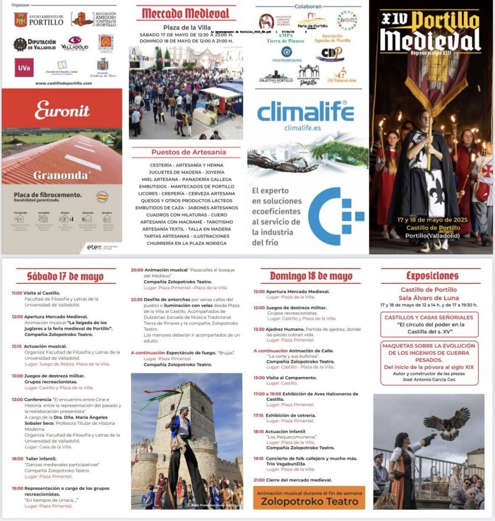 VIVE LA HISTORIA EN PORTILLO MEDIEVAL 2025: UN VIAJE AL SIGLO XIII