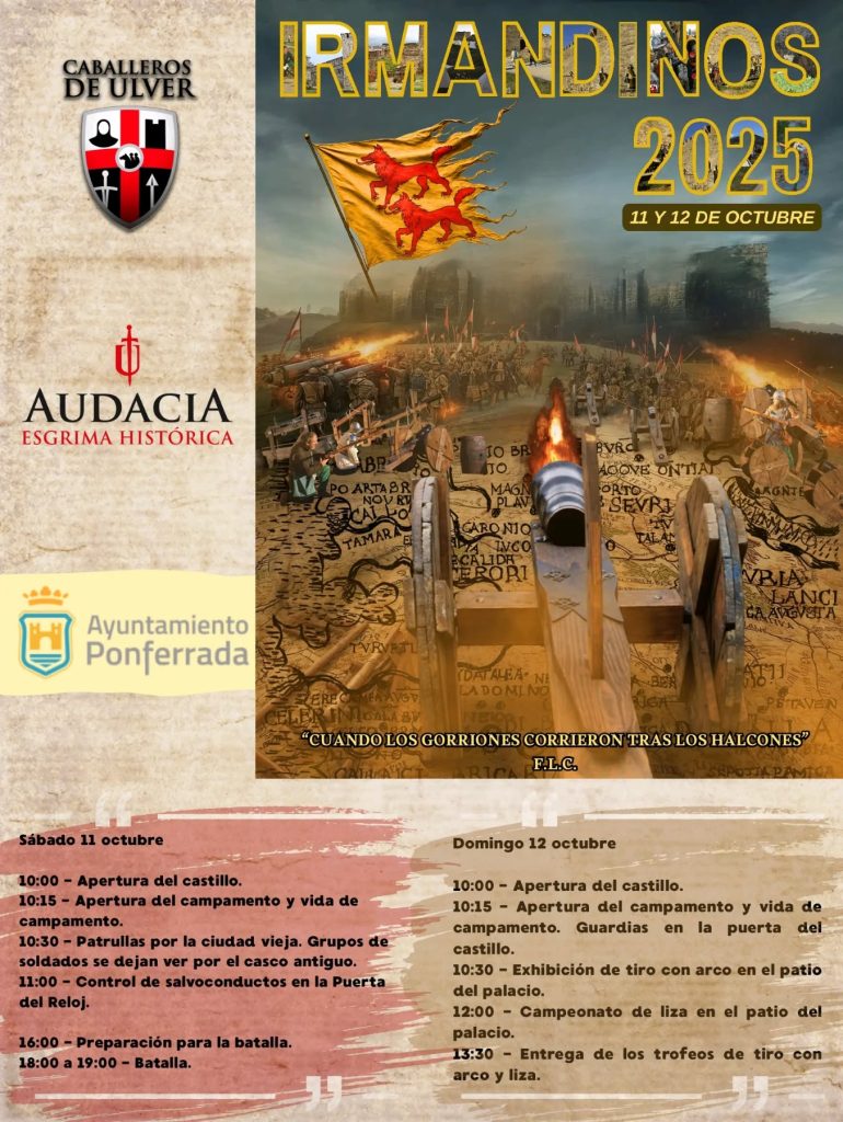 PROGRAMA OFICIAL IRMANDIÑOS 2025 EN PONFERRADA